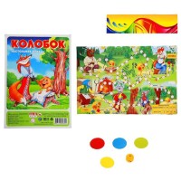 Настольная игра-ходилка "Колобок" 3+