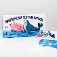 Настольная развивающая игра «Приключения морских котиков»