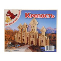 Конструктор деревянный "Архитектура: Крепость", 3D