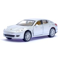 Машина металлическая Porsche Panamera S, масштаб 1:40, открываются двери, инерция, цвет серый