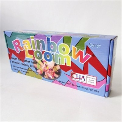 Набор для плетения браслетов из резинок Rainbow Loom 600 + большой станок