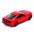 Машина металлическая Ford Mustang GT, 1:38, открываются двери, инерция, цвет красный