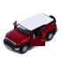 Машина металлическая Toyota FJ Cruiser, 1:36, открываются двери, инерция, цвет красный