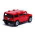 Машина металлическая Hummer H2, 1:40, открываются двери, инерция, цвет красный