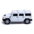 Машина металлическая Hummer H2, 1:40, открываются двери, инерция, цвет белый