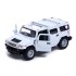 Машина металлическая Hummer H2, 1:40, открываются двери, инерция, цвет белый