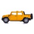 Машина металлическая Hummer H2, 1:40, открываются двери, инерция, цвет жёлтый